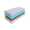 Матрас SkySleep Twist Model 10 140x190 см беспружинный, полутораспальный, ортопедический, кокосовый