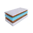 Матрас SkySleep Twist Model 4 200x180 см беспружинный, двуспальный, ортопедический, жесткий, кокосовый