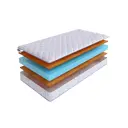 Матрас SkySleep Twist Model 2 110x195 см беспружинный, полутораспальный, ортопедический, жесткий, кокосовый