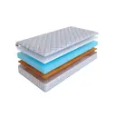 Матрас SkySleep Twist Model 9S 160x200 см беспружинный, двуспальный, ортопедический, кокосовый