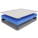 Матрас Hypnoz Foam Classic 200x200 см беспружинный, двуспальный, жесткий