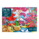 Пазл фигурный Puzzle "Цветение сакуры" 130 деталей