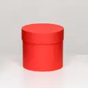 Шляпная коробка красная 10x10 см