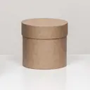 Шляпная коробка крафт 10x10 см