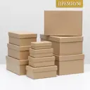 Набор коробок Upak land 10 в 1 30.5x20x13 - 12x6.5x4 см Крафт