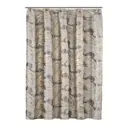 Штора на ленте Inspire Felce 140x260 см цвет серо-золотой