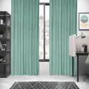 Штора на ленте со скрытыми петлями Inspire Gia 200x280 см цвет зеленый Cactus 4