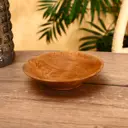 Тарелка Simaland 20x20 см дерево цвет коричневый