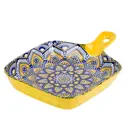 Блюдо сервировочное Nouvelle Arabesque 16x22.50 см фарфор цвет желтый
