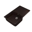 Врезная мойка Mixline 547614 48x83x19 см искусственный камень цвет шоколад