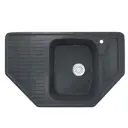Врезная мойка Mixline 547656 48.50x78x17 см искусственный камень цвет антрацит