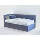 Кровать Rika Oscar 92oscbl 99x93x55 см велюр цвет синий