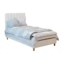 Кровать Rika Olivia 92olimlk 132x108x55 см велюр цвет топленое молоко