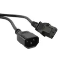 Кабель питания для компьютера и монитора Hyperline 10A 5 м цвет черный