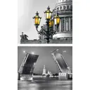 Постер Санкт-Петербург 39x49 см 2 шт.