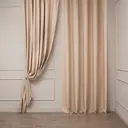Ткань 1 м/п Doux лен 300 цвет абрикосовый