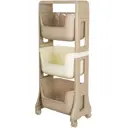 Этажерка с ящиками Supra Rs-f095403 3 ящика 40x26x96 см полиуретан цвет слоновая кость