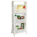 Этажерка с ящиками Supra Rs-f095401 3 ящика 40x26x90 см полиуретан цвет белый