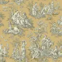 Обои бумажные York Wallcoverings Waverly Classics WA7832, 0.52 м, желтые