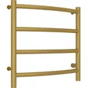 Полотенцесушитель электрический Сунержа Галант 4.0 532x500 мм 72 Вт с терморегулятором Н-образный правый цвет матовое золото