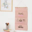 Органайзер для хранения Этель Little fairytale 63.5x34 см 3 полки цвет розовый