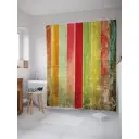 Шторка для ванной комнаты JOYARTY sc_4747 200х180см цвет красный