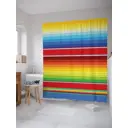 Шторка для ванной комнаты JOYARTY sc_20598 200х180см цвет красный