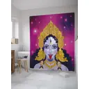 Шторка для ванной комнаты JOYARTY sc_33896 200х180см цвет красный