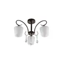 Люстра потолочная TOPLIGHT TL2740X-03BC Paola 3 лампы 6 м² цвет черный