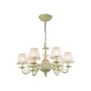 Люстра подвесная TOPLIGHT TL7290D-07RY Susanna 7 ламп 14 м² цвет бежевый