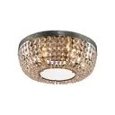 Люстра потолочная хрустальная Toplight TL7240X-06AB Virginia 6 ламп 12 м² цвет латунь