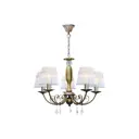 Люстра подвесная TOPLIGHT TL1138-5H Gertrude 5 ламп 10 м² цвет бронза