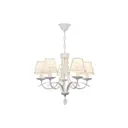Люстра подвесная TOPLIGHT TL1139-5H Grace 5 ламп 10 м² цвет белый