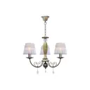 Люстра подвесная TOPLIGHT TL1138-3H Gertrude 3 лампы 6 м² цвет бронза