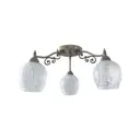 Люстра потолочная TOPLIGHT TL7370X-03AB Lora 3 лампы 6 м² цвет античная бронза