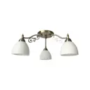 Люстра потолочная TOPLIGHT TL7371X-03AB Lora 3 лампы 6 м² цвет античная бронза