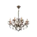 Люстра подвесная TOPLIGHT TL7220D-08AB Zoe 8 ламп 16 м² цвет бронза