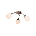 Люстра потолочная TOPLIGHT TL3780X-03AB Merry 3 лампы 6 м² цвет античная бронза