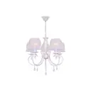Люстра подвесная TOPLIGHT TL1135-5H Camilla 5 ламп 10 м² цвет белый
