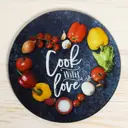 Разделочная доска Simaland Cook with love 20 см