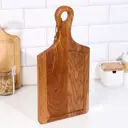 Доска разделочная и сервировочная со стоком массив дуба Simaland 20x40x2.5 см