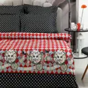 Комплект постельного белья Windslow Страна чудес двуспальный перкаль 50x70 см, разноцветный