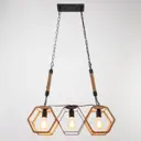 Светильник подвесной BAYERLUX 4941651 3 лампы 6 м² цвет коричневый