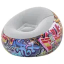 Кресло надувное Bestway 75075 Graffiti 112x112x66 см