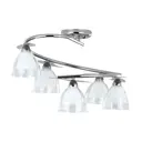 Люстра потолочная ALFA 5610 5 ламп 11 м² цвет хром