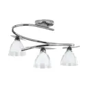 Люстра потолочная ALFA 3610 3 лампы 7 м² цвет хром