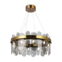 Люстра подвесная FREYA FR5141PL-08BS2 Modern 8 ламп 25 м² цвет латунь