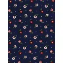 Ткань Astra & Craft 100% хлопок в мелкий цветочек 50 x 50 см F1817 темно-синий