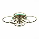 Люстра потолочная светодиодная Alma light ALC00100DC-3000-6000K-LED.8x212W с пультом управления 34 м² регулируемый белый свет цвет серый/серебристый