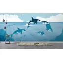 Фотообои флизелиновые Luxury walls 600x270 см Киты AM10606